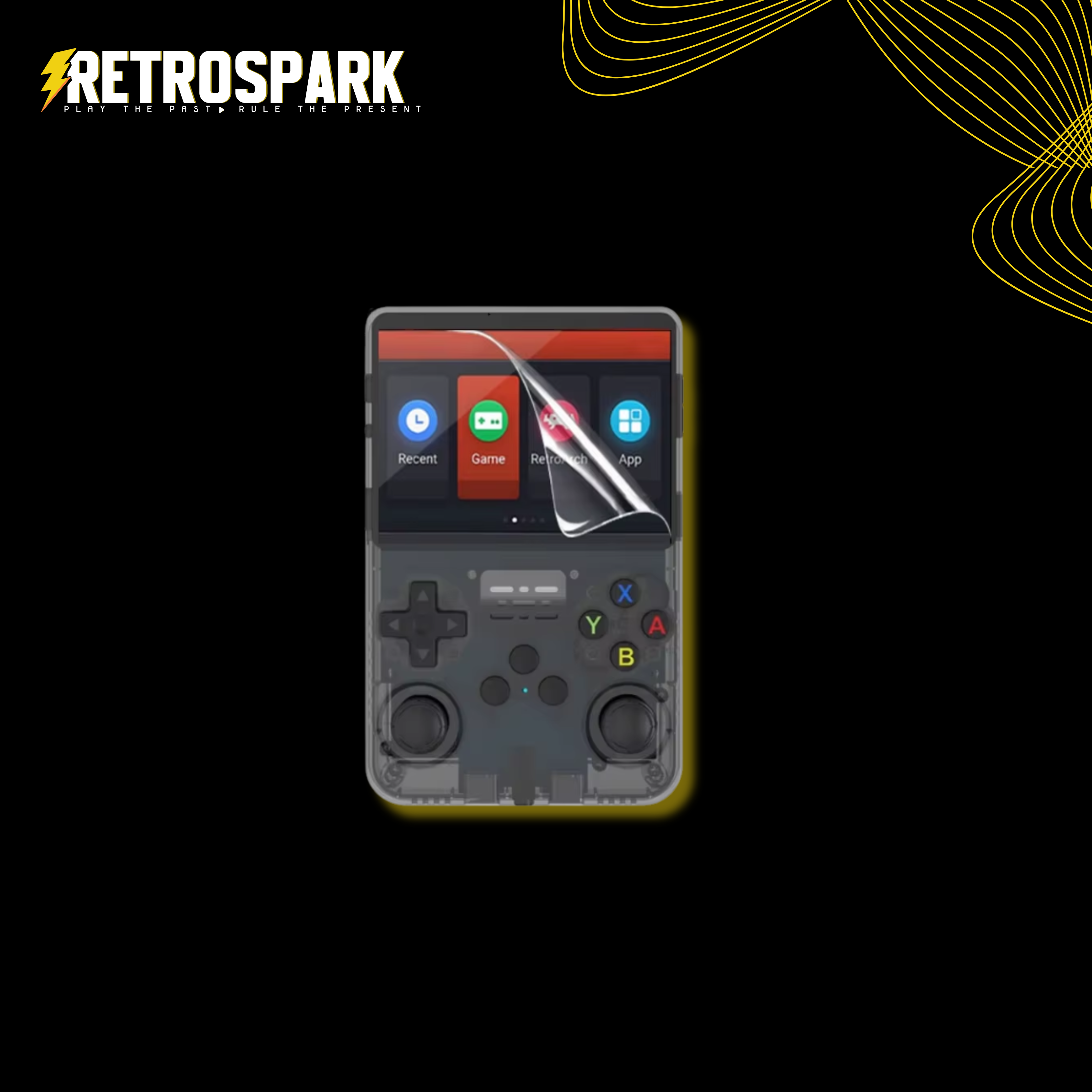 RetroSpark Screen Protector! R36S – The Perfect Accesory To Keep Your Console Protected!